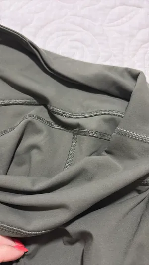 Lululemon Flare Leggings Green Olive thumbnail 5