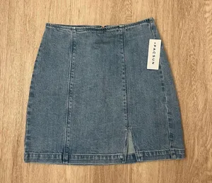 pacsun jean skirt  thumbnail 1
