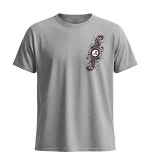 Gildan Ultra Cotton Alabama Crimson Tide Collegiate short sleeve T-shirt Medium thumbnail 1