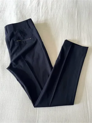 Tory Burch Eliza Navy Trouser Pants, size 2 thumbnail 5