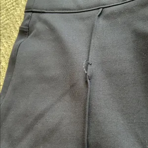 New Spanx Black Ponte Knit Pull On Pants Straight Leg Size L thumbnail 11