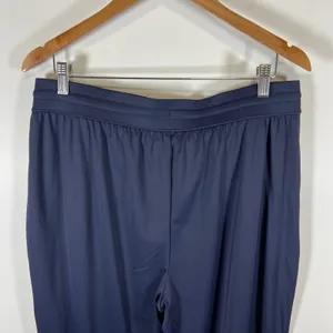 Halara Women XL Navy Blue High Waisted Cropped Joggers‎ Drawstring Pockets NEW thumbnail 8