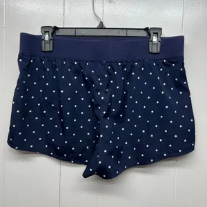 Aerie Polka Dot Navy Blue & White Women's Lounge Shorts Size Medium Lightweight thumbnail 2