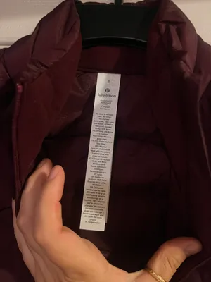 down for it all vest NWT in cassis size 4 with one bag thumbnail 5