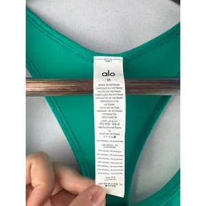 Women’s alo Medium Green Racerback Sports Tank thumbnail 5