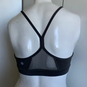 Lululemon Flow Y size small gray pullover Racerback sports bra thumbnail 6