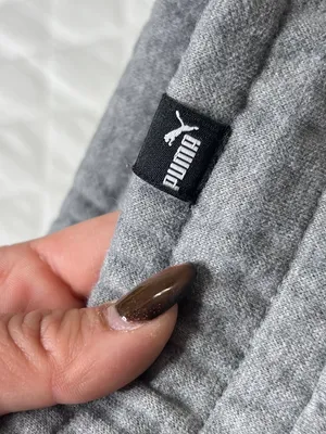 Puma Mens Gray Jogger Sweatpants Size L Y2K Minimal Streetwear Lounge thumbnail 8