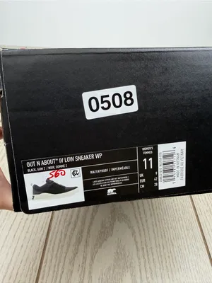Sorel Women's Out N About IV Low Women's Waterproof Sneaker 11 Black Gum 2 $100 thumbnail 9