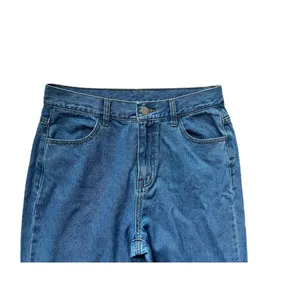 Womens Dazy Medium Rinse Y2K Style Mid Rise Straight Leg Jeans - Sz L thumbnail 4