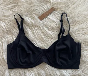 Skims Fits Everybody Unlined Demi Bra Onyx Size 38DD thumbnail 1