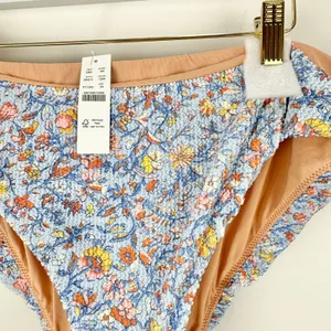 J.Crew Scrunchie Hipster Bikini Bottom Afternoon Floral Beach Plus Size 3X NWT thumbnail 7