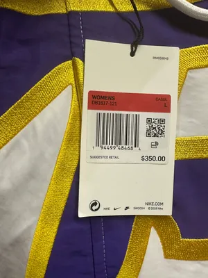 X Ambush NBA Lakers LA Jacket Coat Women’s Retro Streetwear NEW thumbnail 6
