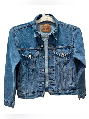 Levi's Women's Ex-Boyfriend Trucker Jean Jacket size Small thumbnail 1