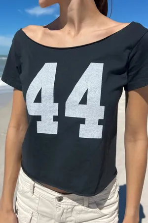 Brandy Melville Robyn 44 Off-The-Shoulder Shirt thumbnail 1