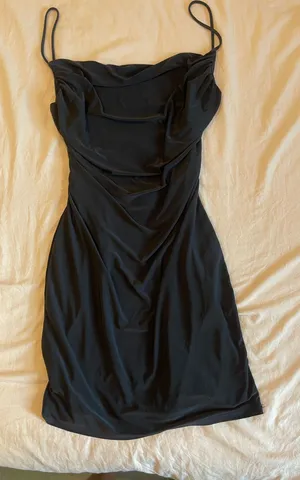 21 saints black mini dress thumbnail 1