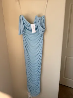 Billy J Kylie Maxi Dress Light Dusty Blue Size AUS 16 (US 12) BNWT thumbnail 2