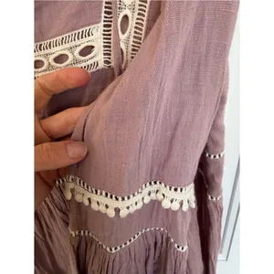 Show Me Your Mumu Romina Tunic Dress Mauve Boho Bell Sleeve Medium‎ thumbnail 3