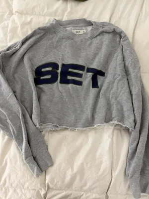 Set Active Cropped Crewneck thumbnail 1