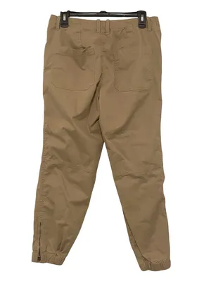 Quince Organic Stretch Cotton Twill Utility Jogger in Light Khaki Women's Size 8 thumbnail 2