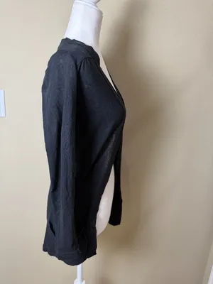 Cotton On Open Drape Pocket Longline Cardigan Size Small Slightly Sheer thumbnail 5