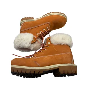 Life Outdoors Brown Leather Faux Fur Lace Up Winter Boots Women’s 7.5 Winter thumbnail 5