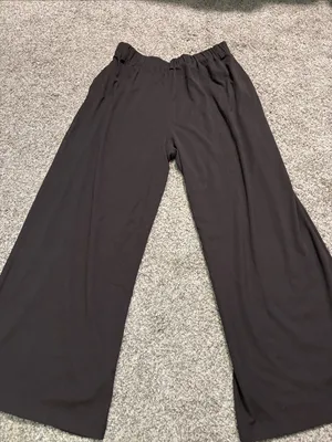 HALARA Halara Flex High Waisted Pocket Wide Leg Micro Waffle Work Pants size XL thumbnail 4
