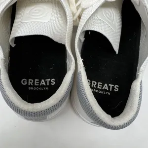 Greats Brooklyn The Royale Knit 2.0 White Grey Low Top Sneakers Women's Size‎ 10 thumbnail 11