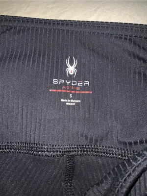 Spyder Black Performance Leggings for Women Small thumbnail 5