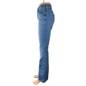 Levi's 725 High Rise Bootcut Women's Blue Medium Wash Flare Denim Jeans Size 26 thumbnail 3