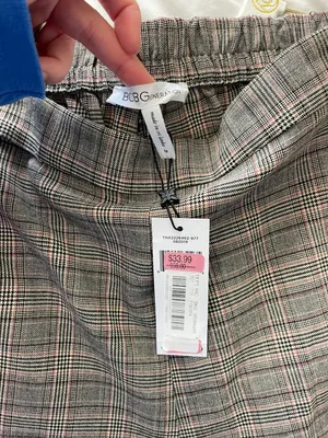 NWT  Plaid Wide Leg Pants Slacks Crop Length- Medium thumbnail 3