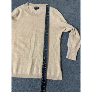 J.Crew Three-Quarter Sleeve Everyday Cashmere Sweater size S Camel thumbnail 5