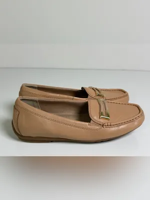 Rockport Women’s 7.5 M Total Motion Driver Tan Leather Preppy Loafers NWOT thumbnail 3
