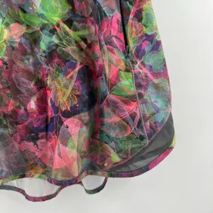Lululemon Skirt Skort SZ 2 Hotty Hot Vivid Floral Run Athletic Lined High Rise thumbnail 10