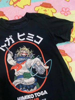 Toga My Hero Academia Himiko Shirt Women’s Black Graphic Small thumbnail 2