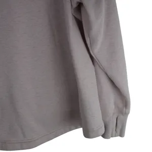 Athleta Womens Cozy Karma Pink‎ Quarter Zip Pink Fleece-Lined Hoodie Sz M thumbnail 5