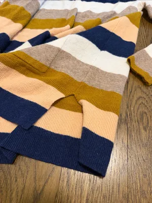 Madewell Stripes Open-Front Cardigan Size Small - C1-607 thumbnail 6