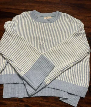 Sincerely Jules blue sweater thumbnail 1