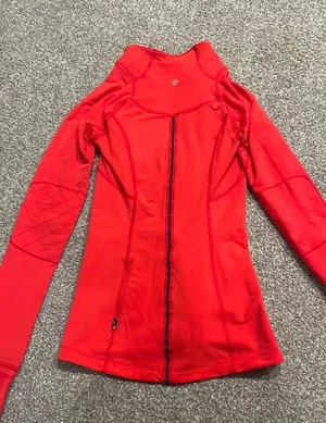 Lululemon Red Half-Zip thumbnail 6