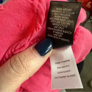 Torrid Midi Swiss Linen Surplice Dress Honeysuckle Pink 2X Valentines Day thumbnail 10