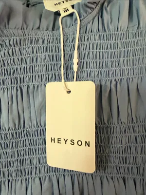 Rails Heyson  Light Blue Smocked Ruffle-Trim Blouse thumbnail 3