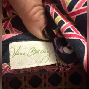 Vera Bradley Ribbons Pattern RETIRED  Mandy Tote/Purse thumbnail 9