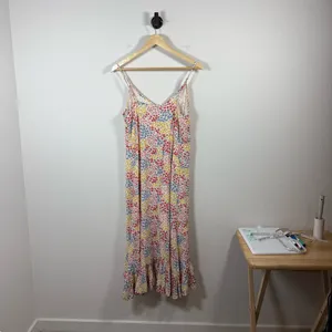 Rails Frida Floral Ruffle Midi Dress in Multicolor Flower Meadow Size S thumbnail 11