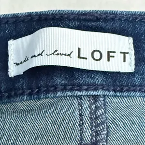 LOFT Dark Indigo Cropped Jeans thumbnail 5