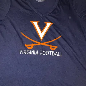 Torrid Plus Size Navy Virginia Tech Football Tee Size 2 thumbnail 5