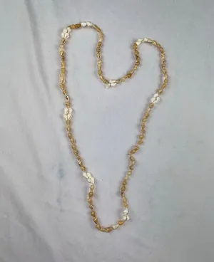 Seashell necklace Gold thumbnail 3