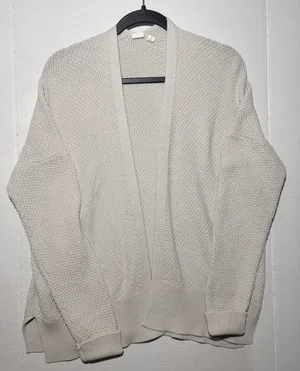 Gap Open Stitch Cardigan Size M Beige Knit Sweater thumbnail 1