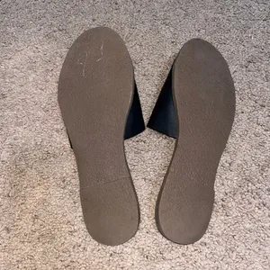 Madewell Boardwalk Post Slide Sandal Leather Black 10 thumbnail 6