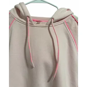 Free People‎ Movement Racing Striped Hoodie Heirloom Pink Women's Size Medium thumbnail 3