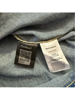 Reformation JEANS Loeb Denim Mini Dress - Size 2 thumbnail 5