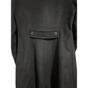 Lauren Ralph Lauren‎ Faux-Fur-Collar Wool Blend Coat Black Women's Size 4 thumbnail 8